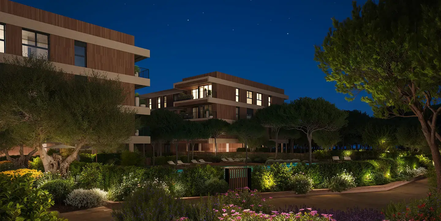 Exterior nocturno Arbela