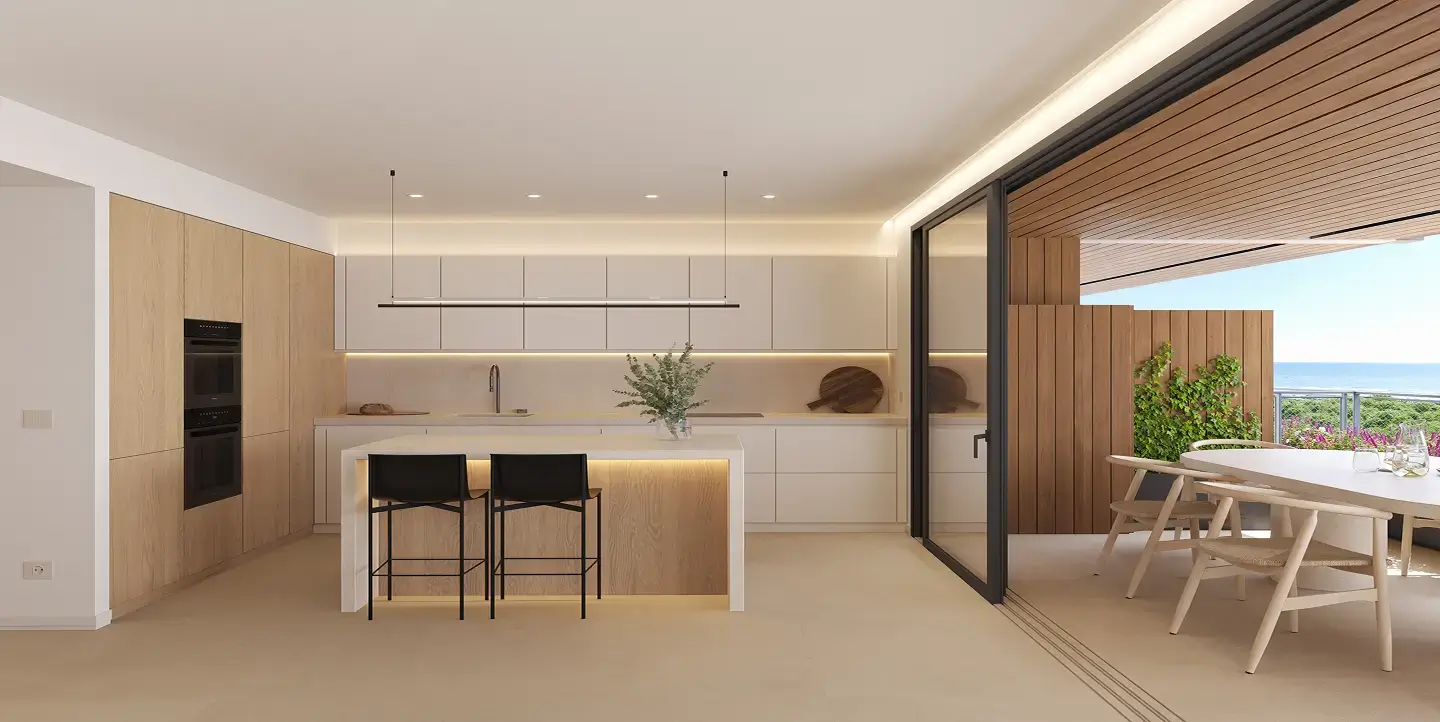 Comedor / Terrazas pisos Arbela